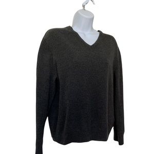 Calvin Klein Merino Wool V Neck Sweater XL